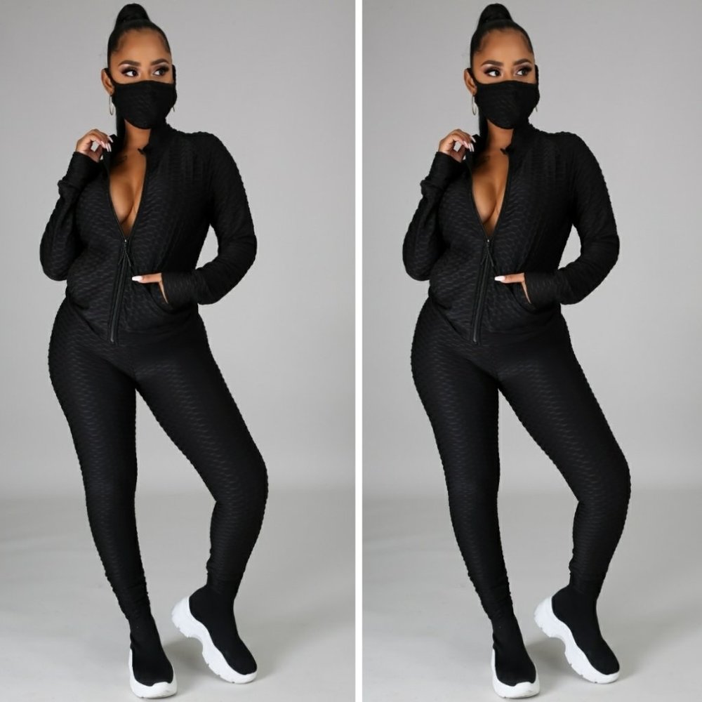 3 piece stop in your tracks pant set